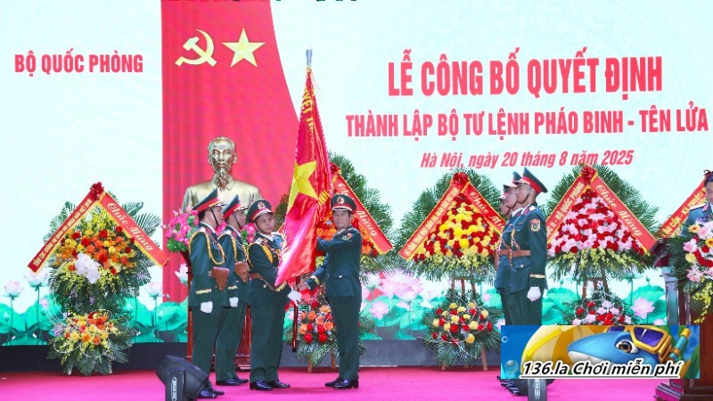 Bộ Quốc phòng công bố quyết định thành lập Bộ tư lệnh Pháo binh-Tên lửa
